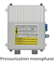 aerre2 Pressurization monophase electrical control panel