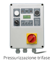 aerre2 Pressurization three-phase electrical control panel